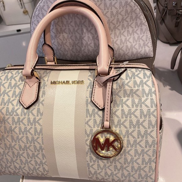 MK Bedford SM Duffle Satchel Crossbody Vanilla - Picture 2 of 8